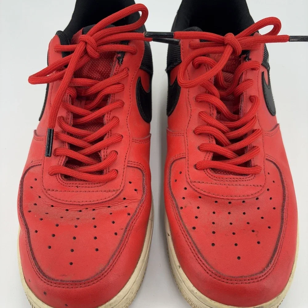Nike Air Force 1 '07 Low Habanero Red‎ Shoes Size 8.5